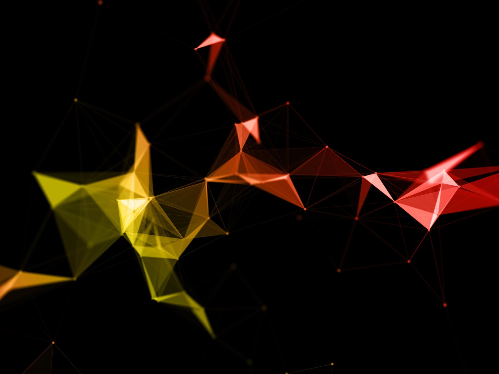 Red 3D abstracta en tonos naranjas que ilustra la migración de un GPT personalizado a una SKILL.md de Claude